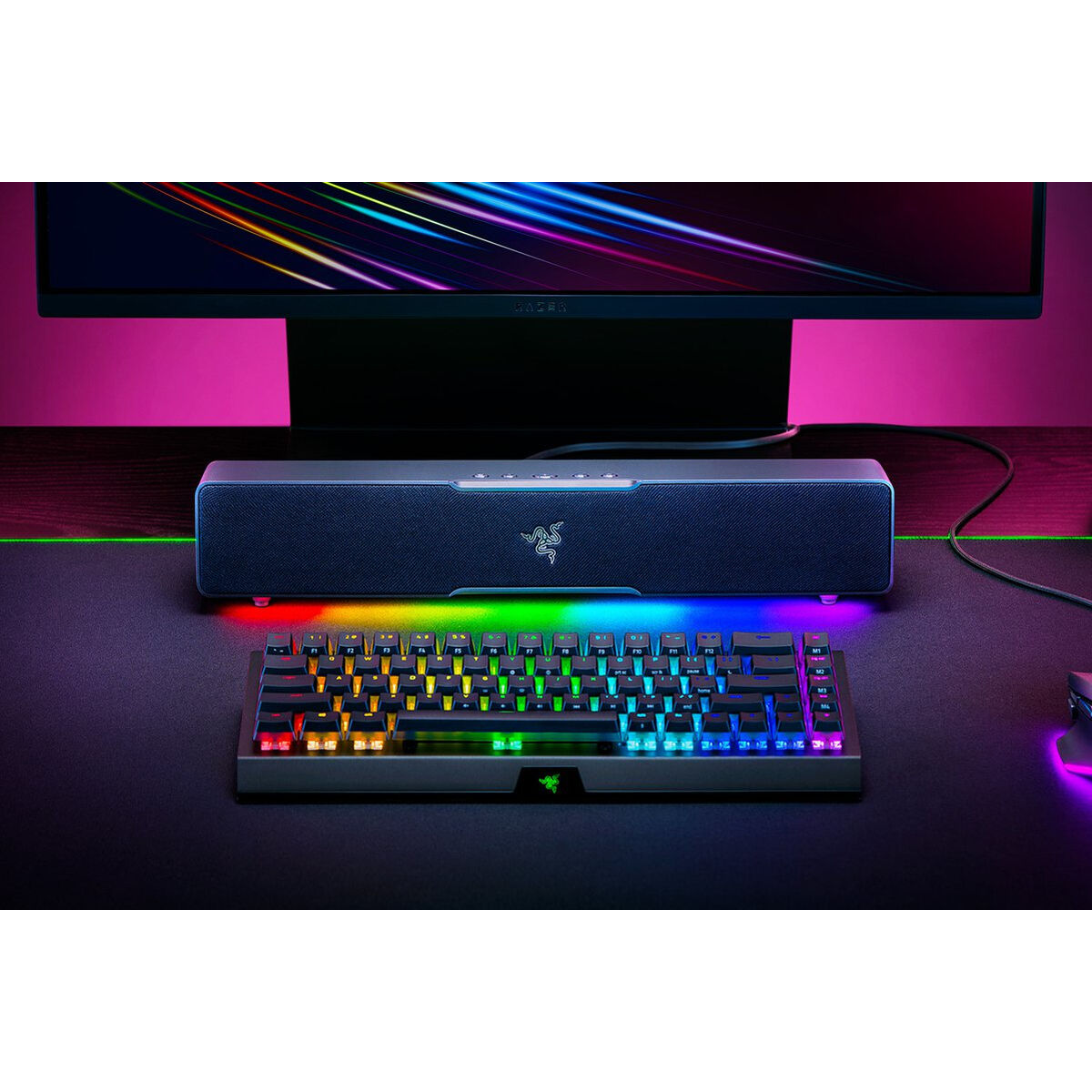 Reproduktor s Bluetooth Razer Leviathan V2 X Čierna